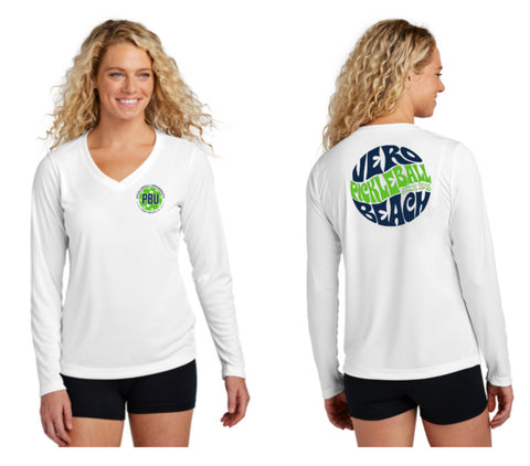 PickleballU Vero Beach Pickleball Long  and Short Sleeve Women’s Shirt