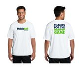 PickleballU Men’s Thanks for the warmup game Short and Long Sleeve Shirt