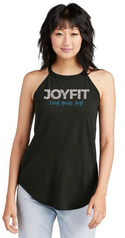 JoyFit Rocker Tank Top Metallic Find Your Joy