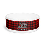 Lumberjack Pet Bowl (A-M)