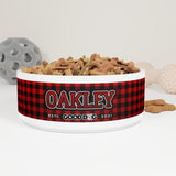 Lumberjack Pet Bowl (N-Z)