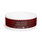 Lumberjack Pet Bowl (A-M)