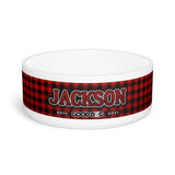 Lumberjack Pet Bowl (A-M)