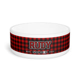 Lumberjack Pet Bowl (N-Z)