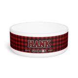 Lumberjack Pet Bowl (A-M)